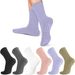 Women's Yoga Socks Mid Tube Socks Cotton Non Slip Silicone Indoor Fitness Socks Pilates Women's Sports Socks Cross Border_vogvips.com