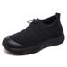Spring New Soft Sole Slip-On Mom Comfortable Old Beijing Cloth Fashionable Women's Single Shoes_vogvips.com