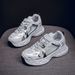 Dad's 2025 New Spring Breathable Mesh Sports Women's Korean Version Versatile Thick Soled Casual Shoes, Running Shoes_vogvips.com