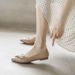 Shallow Single Shoes Women's Flat-bottomed Pointed Doudou Shoes Soft Soles Are Not Tired Of Standing For A Long Time_vogvips.com