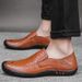 Men's Casual Shoes Doudou Layer Leather Shoes Men's Shoes Casual Shoes_vogvips.com
