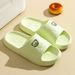 Summer Women Casual Slippers Cute Bear Indoor Soft Sole Outdoor Non-slip Air Cushion Lightness Men Fashion Flat Shoes_vogvips.com