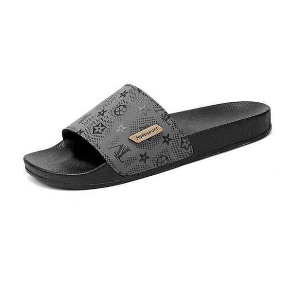 Designer Slippers 2025 New Men's Large One Piece Outdoor Flip Flops Couple Casual Outerwear Cross Border Hot Beach Shoes_vogvips.com