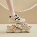 Daddy Shoes Female Student Sports Running Mesh Breathable Casual Height-increasing Shoes_vogvips.com
