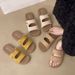 New Summer Thick-Soled Casual Versatile Slide Sandals, Popular Internet Trend, Outdoor Beach Sandals_vogvips.com