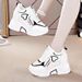 New Dad Women's Casual Sports Low Top Thick Soled Height Enhancing Version Shoes_vogvips.com