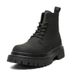 Darth Vader Skinny Men's Short Boots Locomotive Style Retro Tooling Boots Thick-soled Height Increasing Martin Boots_vogvips.com