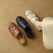 Women's Shoes Timeless New Style Closed Toe Sandals For Women, Perfect For Summer Wear, Featuring A Sophisticated Soft Sole And Retro Roman Design._vogvips.com