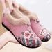 Shoes Cross-Border Dropshipping Women's With Fleece Lining Thickened Cotton Large Size Ethnic Style Snow Warm_vogvips.com