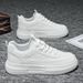 Spring New Breathable Little White Men's Korean Edition Versatile Thick Sole Sports And Casual Board Trendy Shoes_vogvips.com