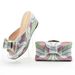 Heavy soled rhinestone slippers with waterproof platform Large size suitable for wedding parties banquet with clutch set_vogvips.com