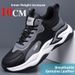 Men's Breathable Running Oes Summer Invisible Insole Heightening 0cm Leather Surface Waterproof Sport Oes O Absorpti..._vogvips.com
