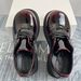 European Warm Series Gradient Color Block Derby Autumn Winter New Men's High-End Thick-Soled Trendy Shoes Height-Increasing Low-Top Punk_vogvips.com