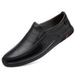 Large Size Men's Shoes Men's Casual Leather Shoes Soft-soled Beanie Shoes_vogvips.com