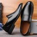 Inner Height-increasing Extra Small Fashionable For Men, Large Size Soft Leather Wedding Shoes, Business Formal Slip-on_vogvips.com