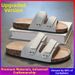 Cork Slippers For Men And Women Summer Thick Bottom Non-Slip Double Strap Double Buckle Beach Sandals_vogvips.com