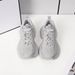 Sparkling Platform Sneakers With Rhinestones - Breathable Athletic Shoes For Walking, Lightweight Comfort With 3-5CM Elevation, Round Toe Design_vogvips.com