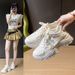 Dad Shoes Female Student Sports Running Shoes Casual Shoes Platform Height Increase_vogvips.com
