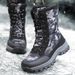 New Style Snow Boots With Fleece Lining, Unisex Couple Camouflage, Warm And Cold-resistant, Suitable For Outdoor Camping, Hiking And Mountaineering_vogvips.com
