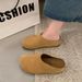 2025 Thick-Soled For Women Autumn New Fashion Casual Slip-On Lazy Shoes To Match Dresses Half Slippers_vogvips.com