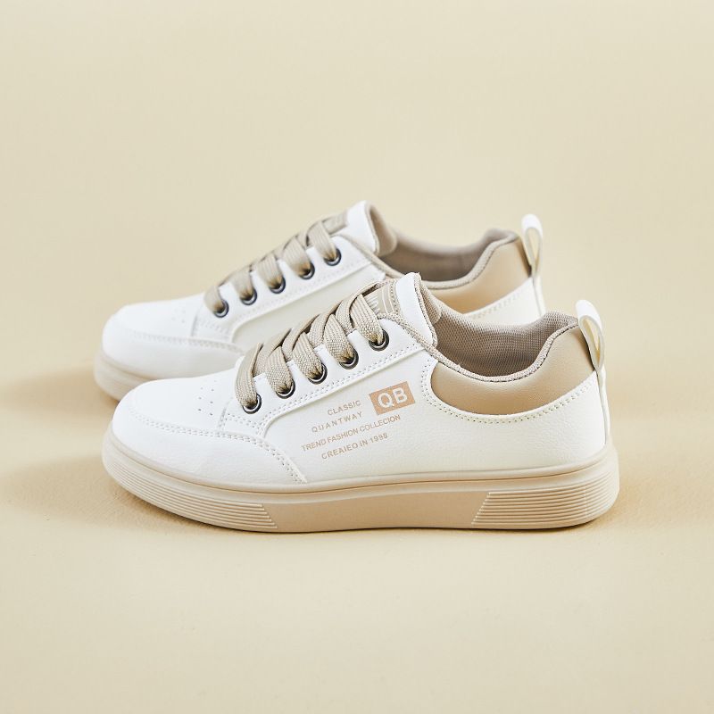 Little White Shoes Female Students Thick-soled Heightening Shoes Sports Board Shoes Casual Street Shoes_vogvips.com