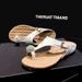 Summer Rhinestone Flip Flops Women's Flat Sandals For Outdoor Wear Versatile Bohemian Beach Sandals New Style_vogvips.com