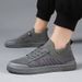 New Men's , Breathable And Lightweight, Summer Korean Style, Soft Sole, Versatile Casual Old Beijing Fly-knit Mesh_vogvips.com