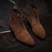 European Warm Series Martin High-top Shoes Cow Suede Leather Pointed Toe Men's Boots Workwear Knight Style Warm Non-slip_vogvips.com