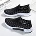 One Piece Dropshipping New Summer Old Beijing Cloth Hollow Women's Mesh Sports Casual Comfortable Flat Shoes_vogvips.com