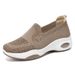Summer New Cross-border Women's Wholesale Thick-soled Casual Slip-on Height-increasing Shoes_vogvips.com