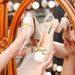 Vintage Square Head High Heels For Women New Horse Buckle French Mary Jane Thick Heel Professional Work Shoes_vogvips.com