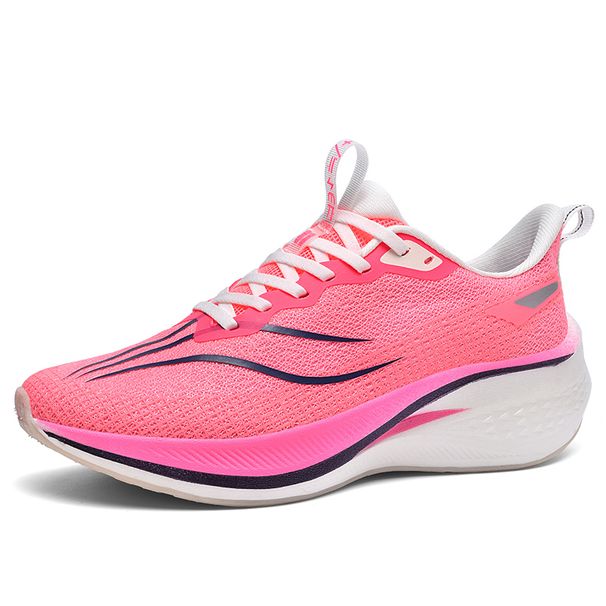 New Friction Sound Real Explosive Carbon Plate Couple Running Shoes Male Student Shock-absorbing Marathon Sneakers Female_vogvips.com