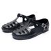 Summer Transparent Crystal Men's Shoes, Fashionable Old-fashioned, Outdoor Wear, Driver's Shoes, Non-slip Casual Daily Versatile_vogvips.com