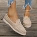 SHLIANG Retro Shallow Mouth Loafers Women Rhinestone Slip On Solid Color Large Size Moccasins Thick Bottom Comfortable Non Slip Flats Y0619_vogvips.com