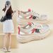 2025 Summer New Hollow Dad Shoes For Women, Mesh Breathable Student Ins Trend Casual Thick Sole Height Increasing KT2669_vogvips.com
