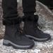 Winter Couple Snow Boots High Top Men And Women Hiking Shoes Cotton Shoes Comfortable Warm Plus Velvet Non-Slip Elderly Shoes_vogvips.com