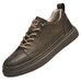 Splicing Shallow Mouth Hollow Casual Single Shoes Flat Heel Invisible Heightening Sports Round Head Board Shoes Hollow Shoes_vogvips.com