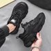 New casual black sports shoes for men running height daddy shoes_vogvips.com