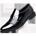 Men's Formal Dress Shoes - Business Oxfords With Breathable PU Leather & Hidden Height Increase For Wedding & Office British Groom Men's Shoes_vogvips.com