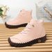 Handmade Casual Versatile Soft-Soled Mom Shoes, Large Size High-Top Women's Shoes, Flat Single Shoes, Casual Shoes_vogvips.com