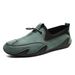 Men's Casual Leather Shoes Men's Soft-soled Octopus Outdoor Lace-up Driving Shoes Men_vogvips.com