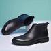 European Warm Series Men's Leather Shoes Boots Solid Color Ins European Style Versatile Winter_vogvips.com
