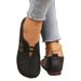 Foreign Trade Plus Size Casual Shoes Women, European American Cross-Border Spring And Autumn New Flat Round Toe Shallow_vogvips.com