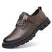 Men's High-End British Style Business Shoes 2025 Breathable Soft Sole Casual Leather Non-Slip Workwear Versatile_vogvips.com