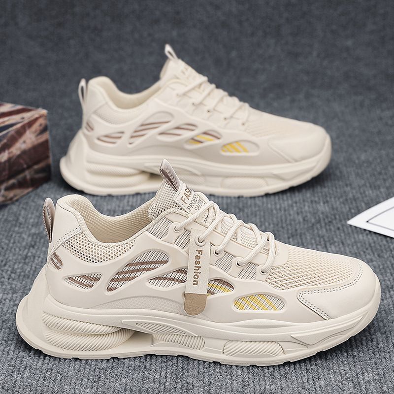 Semir Men's Summer 2025 New Mesh Lightweight Soft Sole Running Sports Shoes Youth Height Increasing_vogvips.com