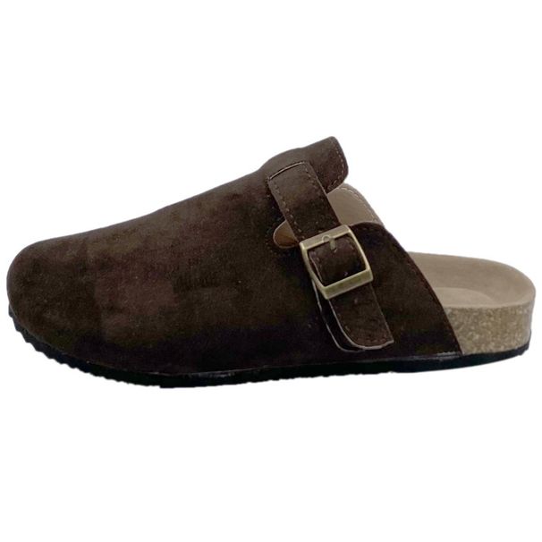 Women's Slippers, Couple Slippers, Plus Size, Decorative Belt Buckle, Roman Sandals, Half Slippers, Lazy Women's Shoes, Breathable._vogvips.com