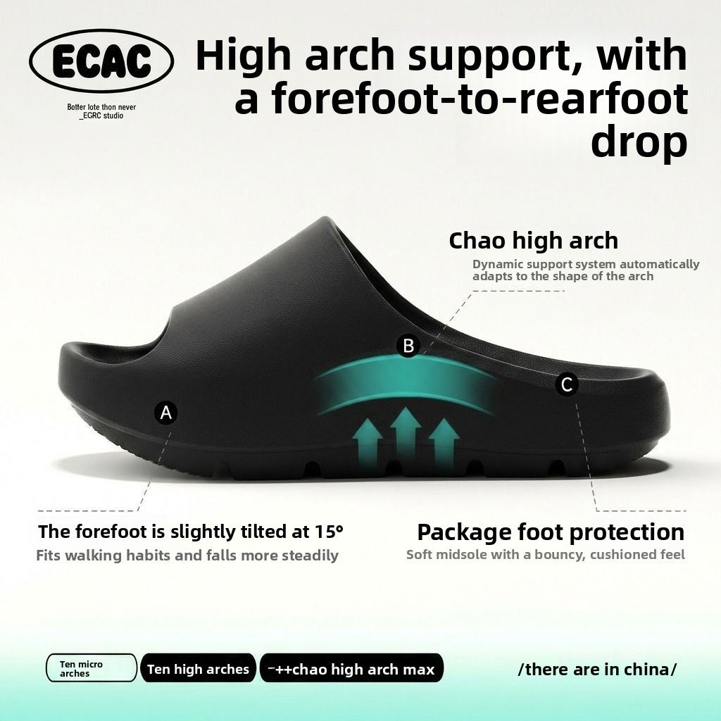 Women's Summer 2026 New Model Arch-Support EVA Home Non-Slip Sandals With Negative Heel, Cross-Border Wholesale_vogvips.com
