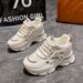 Ins Trend Hidden Heel 2025 New Spring And Autumn Dad Shoes For Women Thick Sole Running Comfortable White Sneakers_vogvips.com