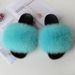 Slippers Summer Women Real Fox Fur Slid Home Furry Flat Sandals Non-Slip Fluffy Flip Flops Ladi Woman Cute Plush_vogvips.com
