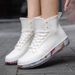 Couple Trendy Men's Low-Top Rain Boots Outdoor Motorcycle Lace-Up Women's Lightweight Rubber Shoes Non-Slip_vogvips.com